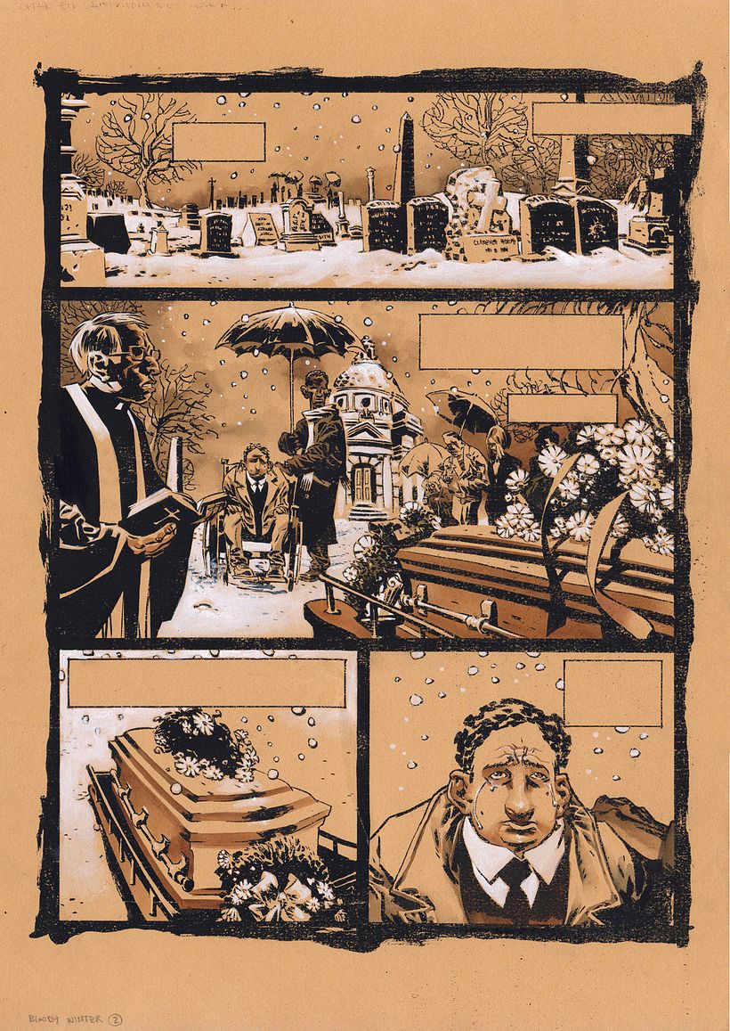 Entintado: del dibujo a lápiz a la página de cómic 9