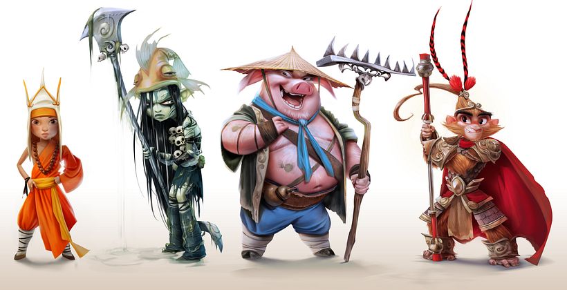 Monkey King Character design 10