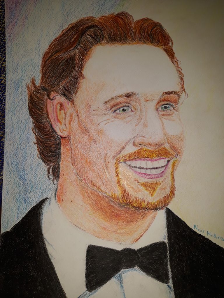 Mi Proyecto del curso:  Retrato realista con lápices de colores 1