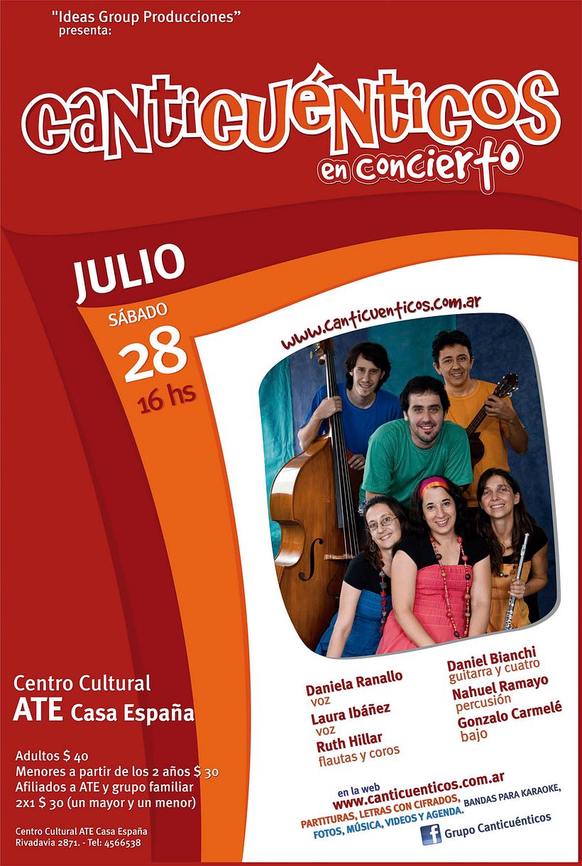 Canticuenticos- 1er CD y material de difusión 9