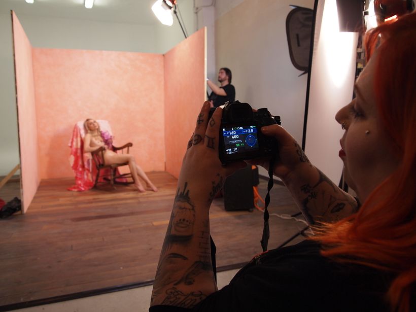 "Solitude" realizado en el curso de fotografía de desnudo artístico.  6