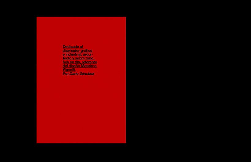 Massimo Vignelli / Fanzine 12