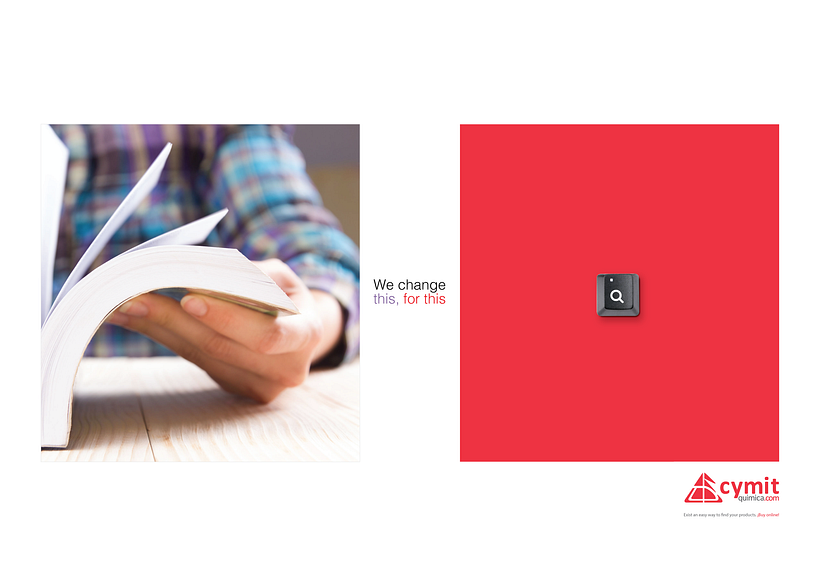 We change this, for this…  - Publicidade