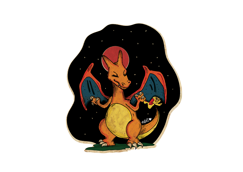 Charizard redmoon -1