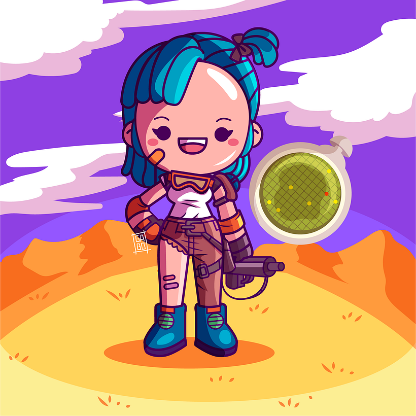 Mi Proyecto del curso: Diseño de personajes estilo kawaii 5