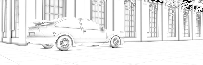 Ford Sierra Cosworth // Full CGI 4