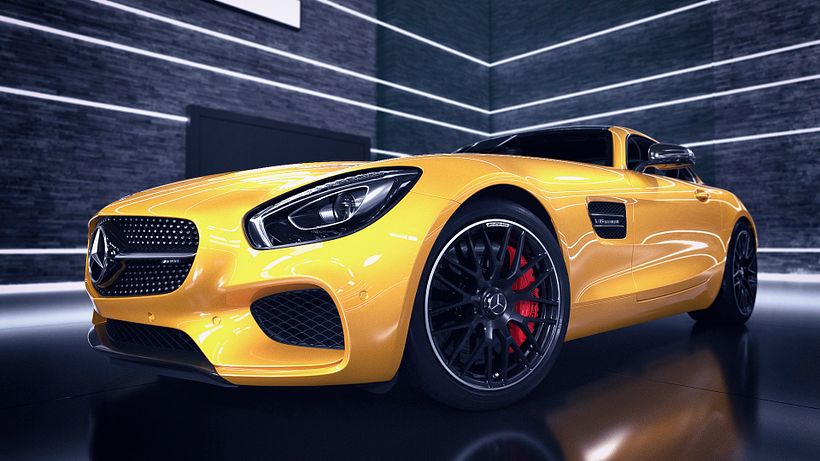 Mercedes AMG GT // Full CGI 16