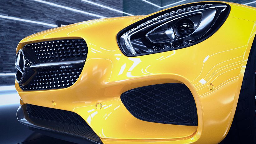 Mercedes AMG GT // Full CGI 11