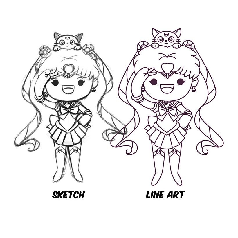 Mi Proyecto del curso: Diseño de personajes estilo kawaii 9