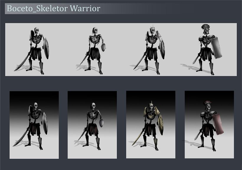 Concep Art by MeFO_Fantasy_Skeletor Warrior 1