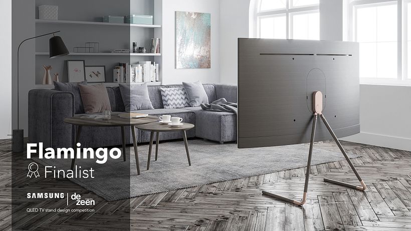 FLAMINGO: Soporte para SAMSUNG QLED TV (Propiedad de SAMSUNG) 0