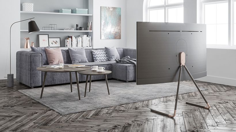 FLAMINGO: Soporte para SAMSUNG QLED TV (Propiedad de SAMSUNG) 12