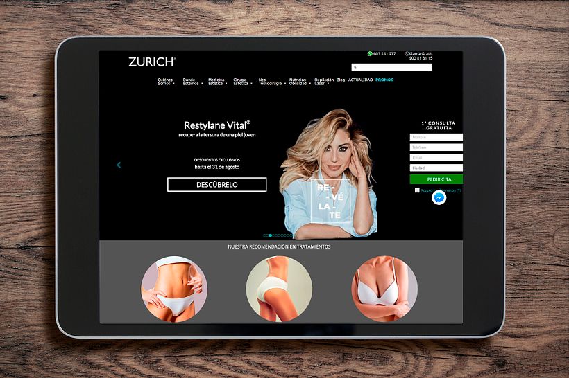 Restylane Vital® Clinicas Zurich 1