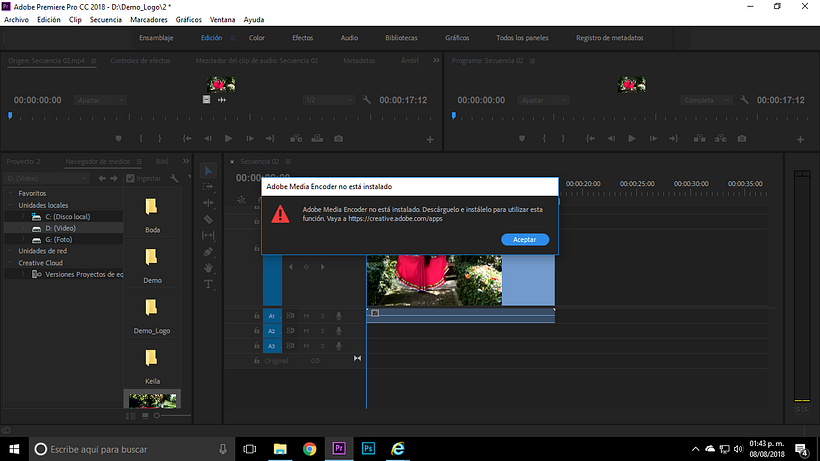 Premier no reconoce el encoder 1