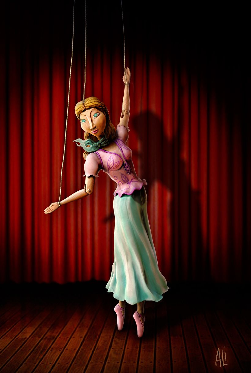 Marioneta de bailarina -1