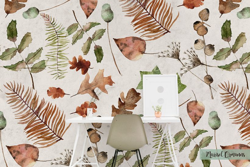 Surface and pattern design: Especímenes de invierno.  - Diseño