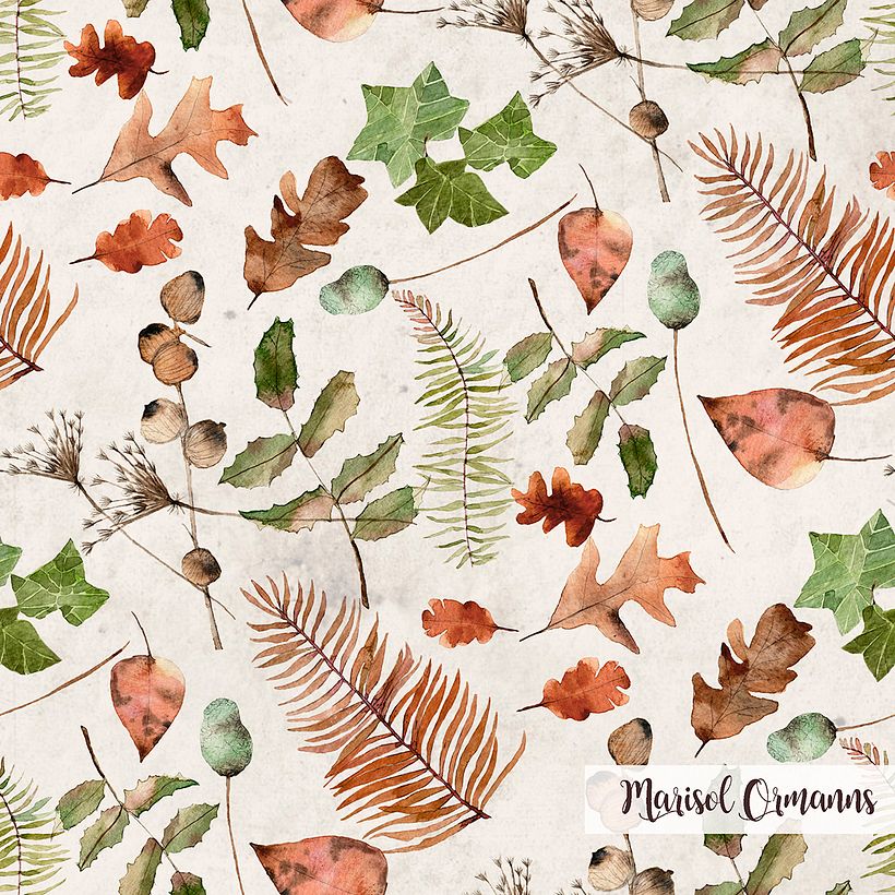 Surface and pattern design: Especímenes de invierno.  - Diseño