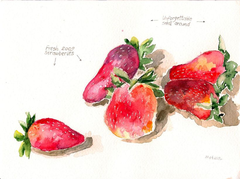 Mis sueńos dulces :) - Pittura ad acquerello