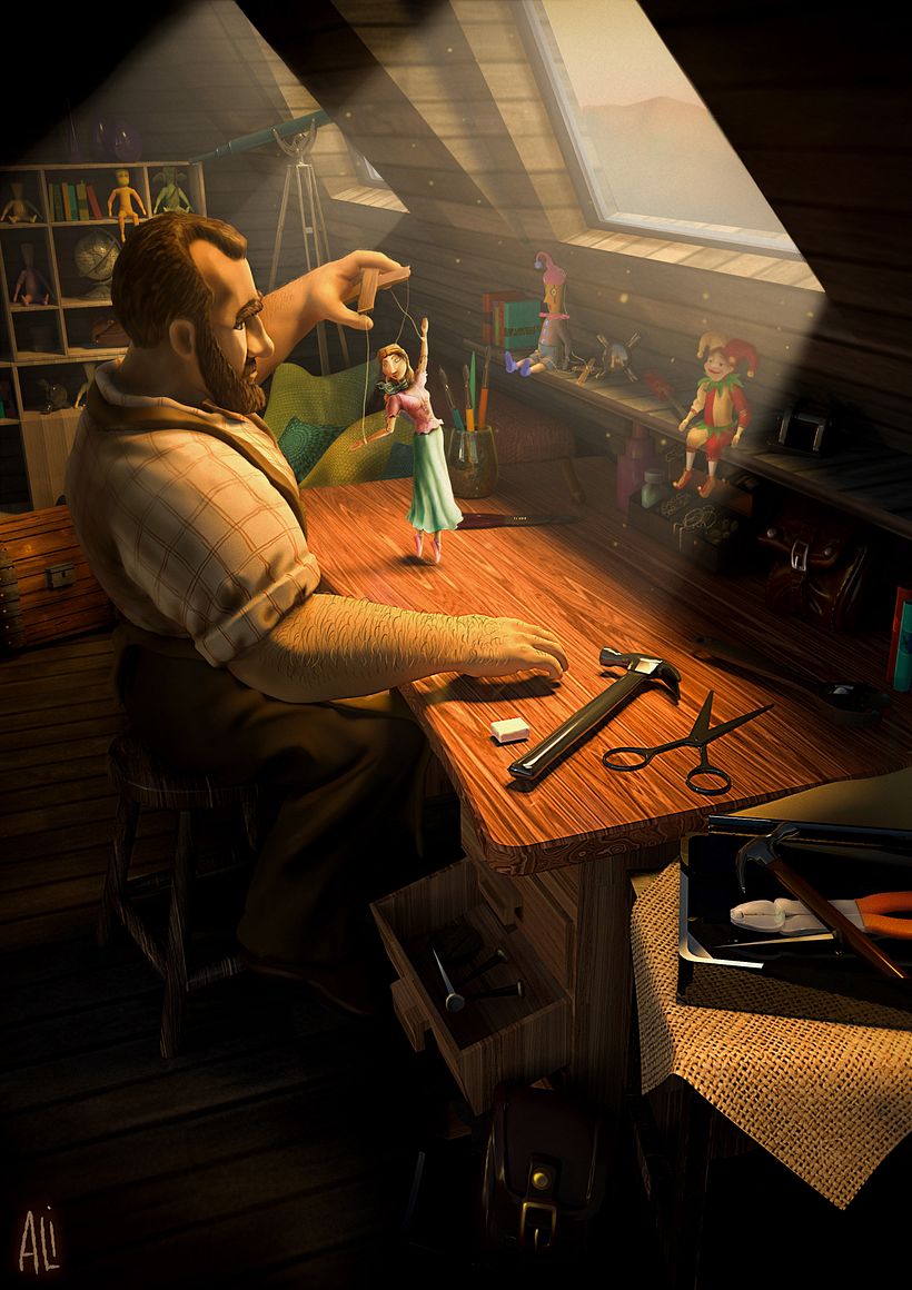 El marionetista y la bailarina 0