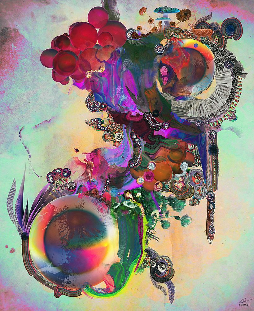 Archan Nair: Arte, colores, psicodelia y vivencias 7