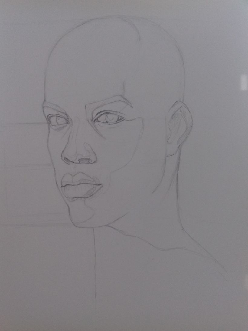 Mi Proyecto del curso: Retrato realista con lápiz de grafito 0