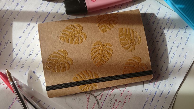 Libretas decoradas con Embossing -1