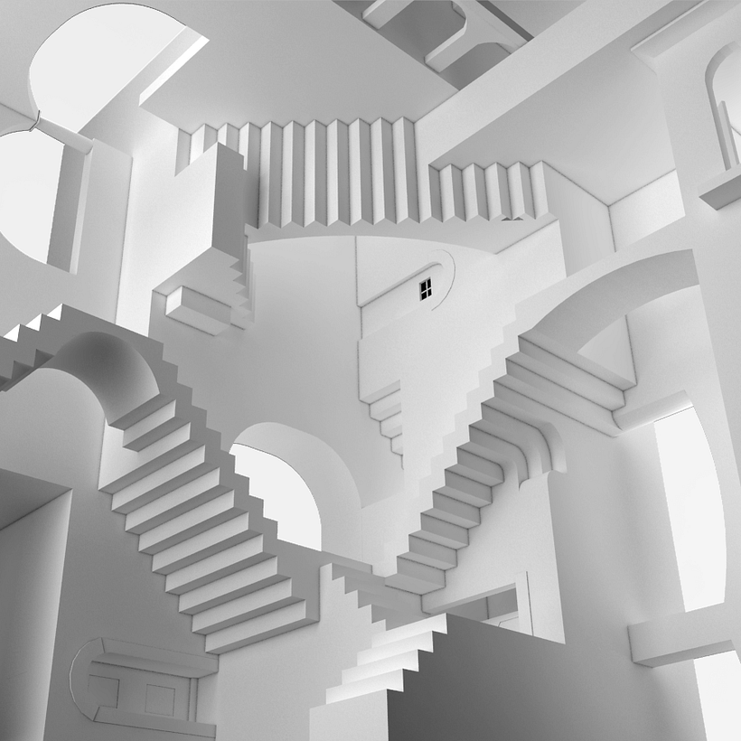 Escher Relatividad 3