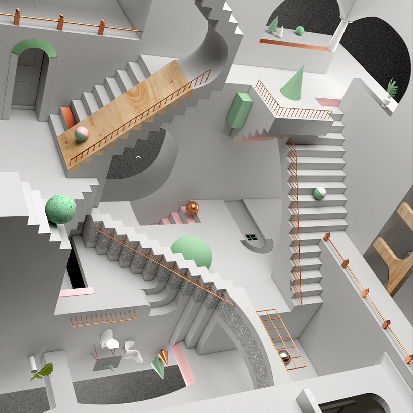 Escher Relatividad 5