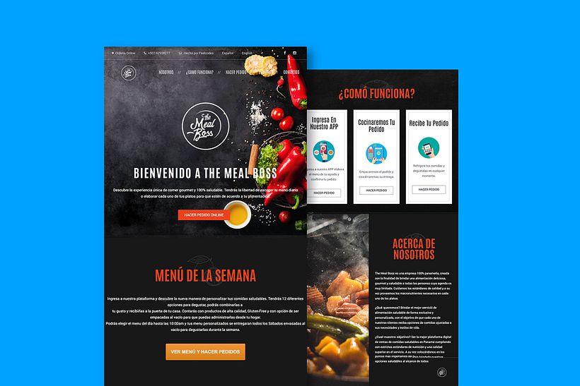 Tipografía y Branding: logo The Meal Boss  6