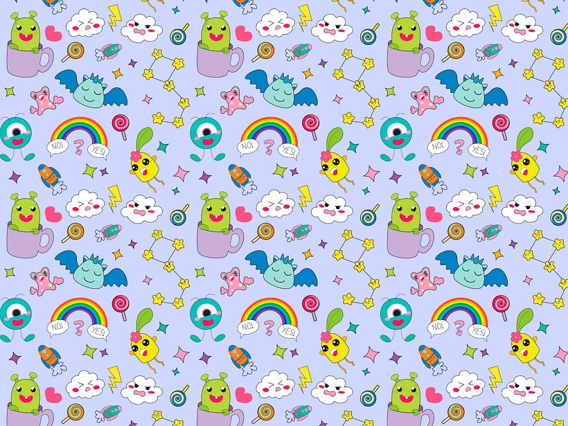 Pattern Kawaii 1