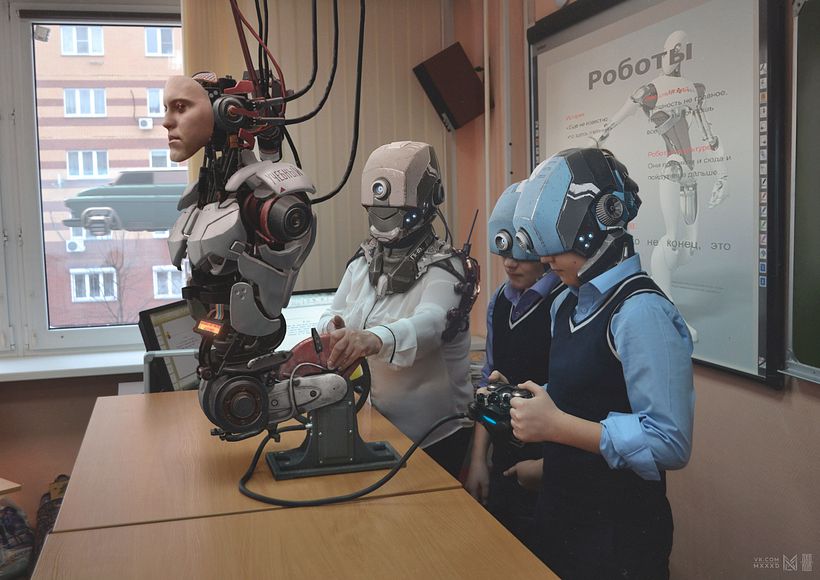 Las ilustraciones digitales de 'Rusia 2077' imaginan cómo sería el futuro 2