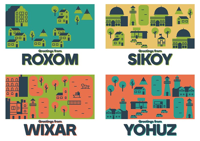 Mi Proyecto del curso: After effects, expresiones para motion graphics: Postales 2