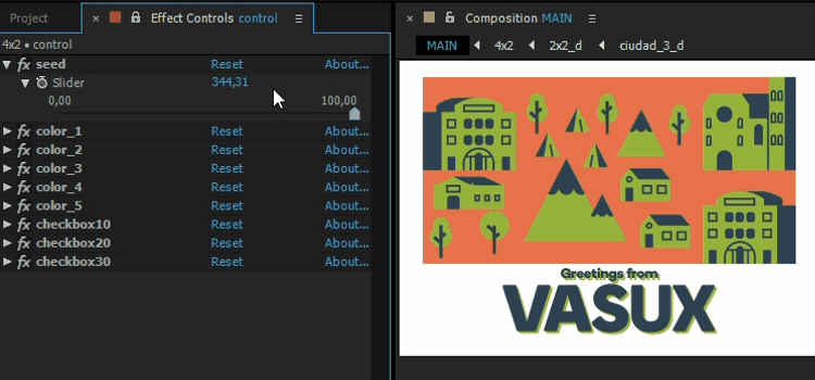 Mi Proyecto del curso: After effects, expresiones para motion graphics: Postales 3