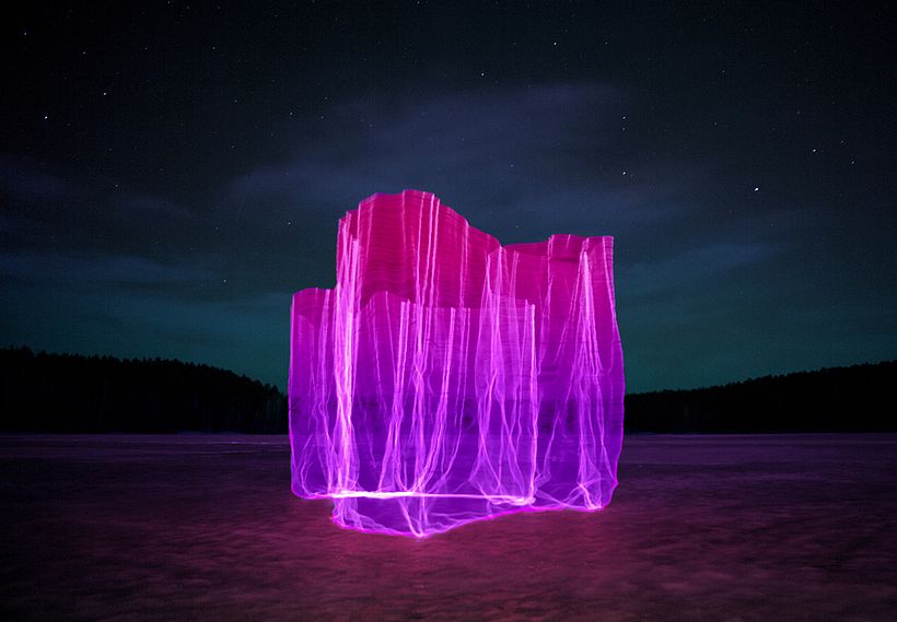 Esculturas de luz, por Andrius Labasauskas 1