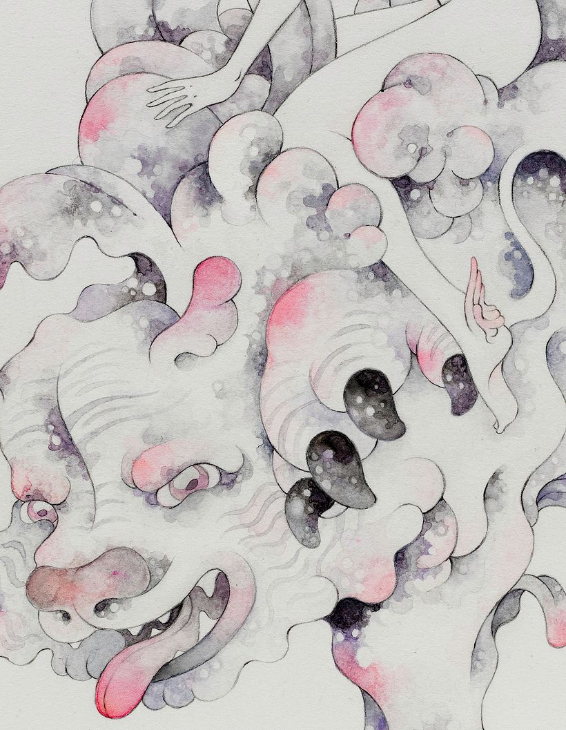 Bengala (Lápiz + Acuarela en Papel de Algodón).  3