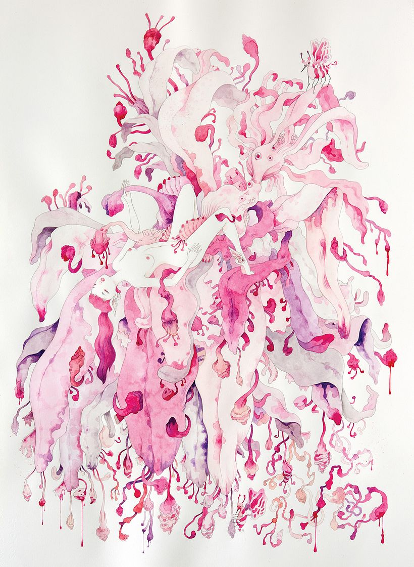 Atmospheres (Pencil + Watercolor on Cotton Paper).  4