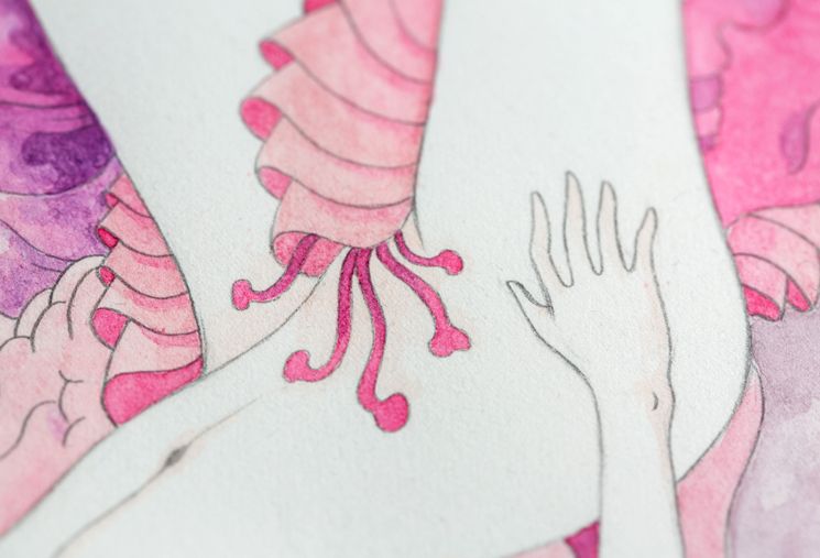Atmospheres (Pencil + Watercolor on Cotton Paper).  6