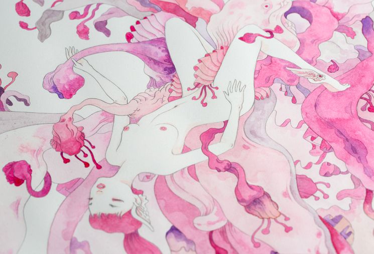 Atmospheres (Pencil + Watercolor on Cotton Paper).  5