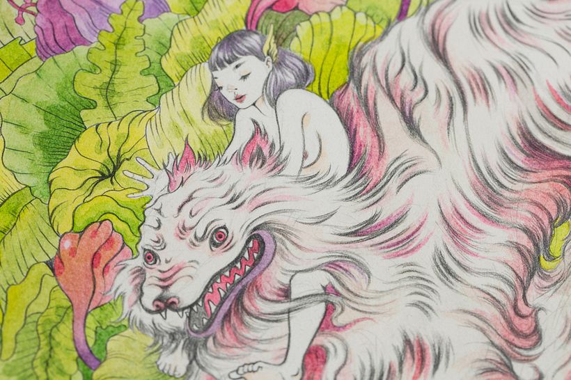 Animals (Lápiz + Acuarela en Papel de Algodón). 3
