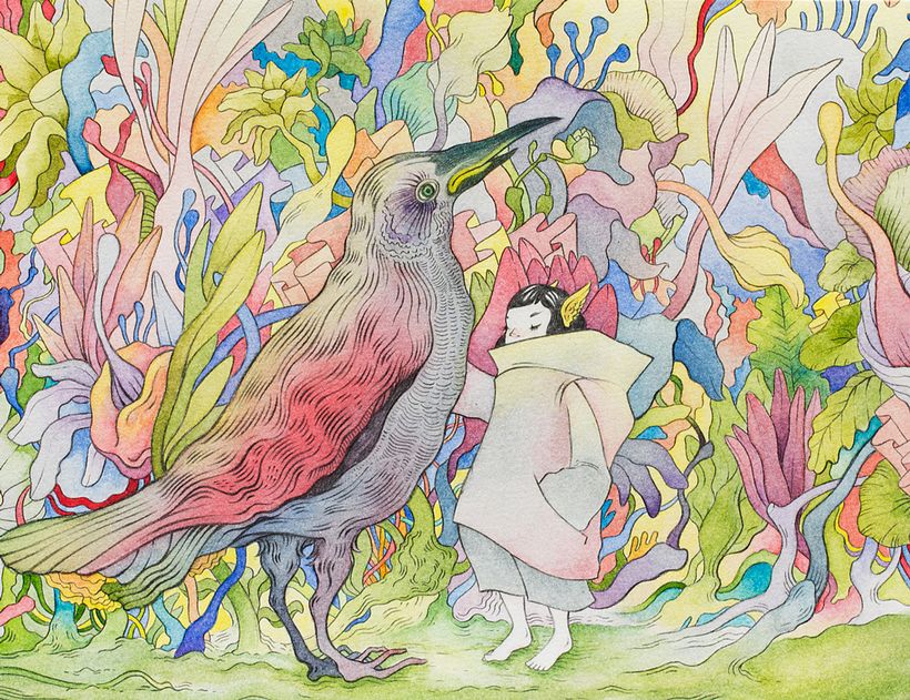 Animals (Lápiz + Acuarela en Papel de Algodón). 4