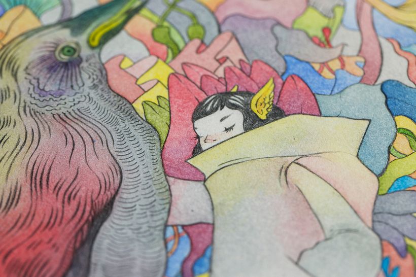 Animals (Lápiz + Acuarela en Papel de Algodón). 6