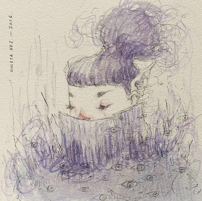 Nuevo proyectoHabitante: 70 small drawings.  9
