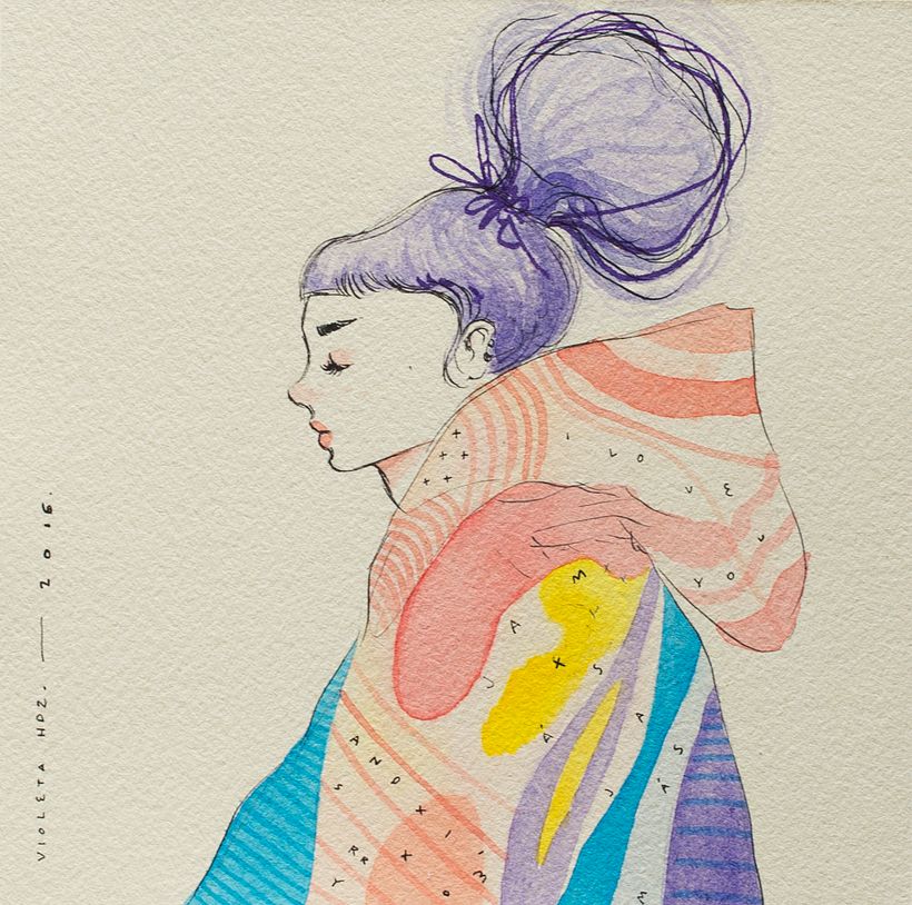 Nuevo proyectoHabitante: 70 small drawings.  14