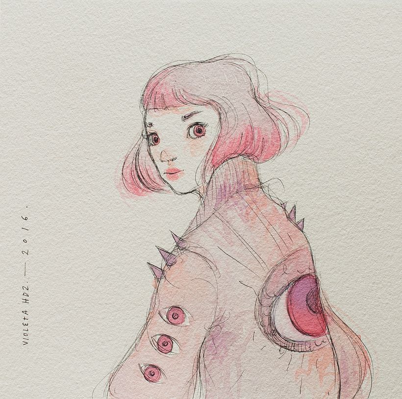 Nuevo proyectoHabitante: 70 small drawings.  15
