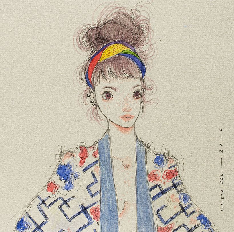 Nuevo proyectoHabitante: 70 small drawings.  35