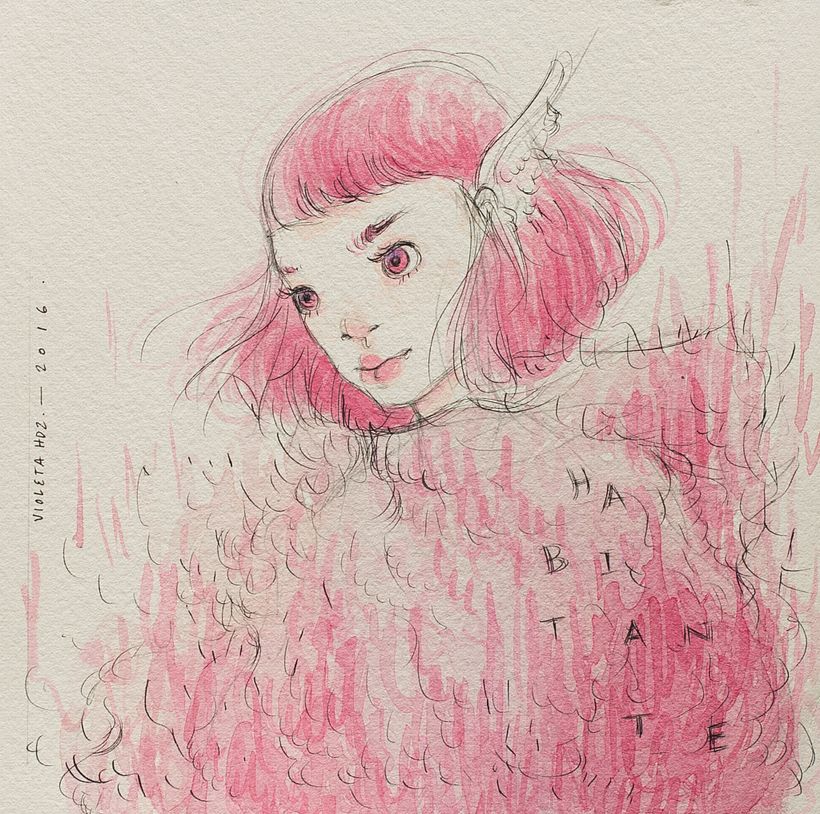 Nuevo proyectoHabitante: 70 small drawings.  41