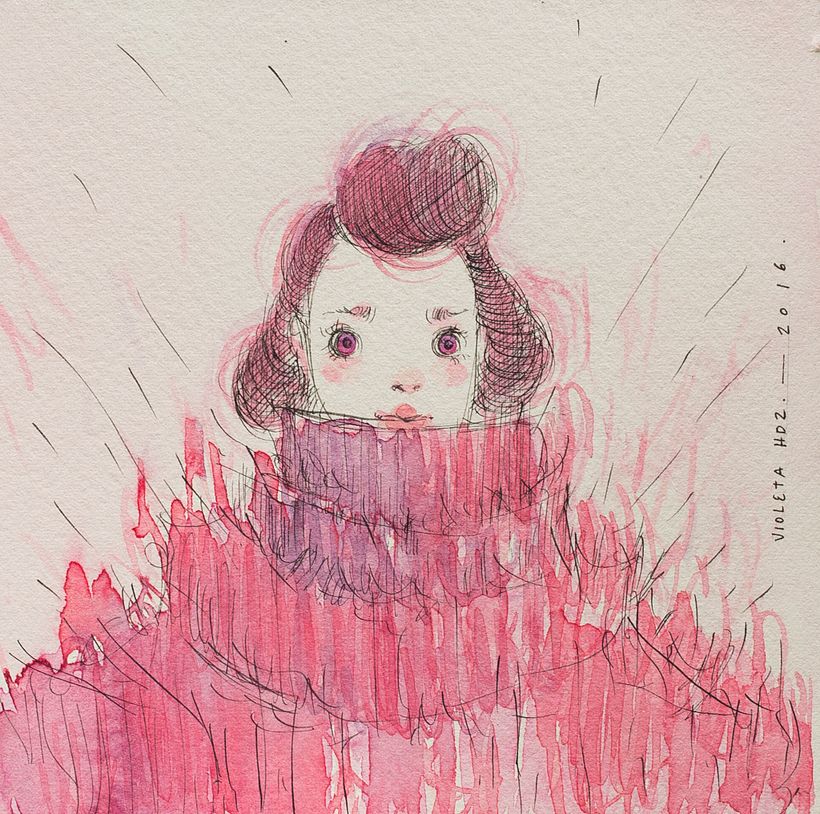Nuevo proyectoHabitante: 70 small drawings.  46