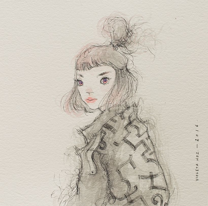 Nuevo proyectoHabitante: 70 small drawings.  51