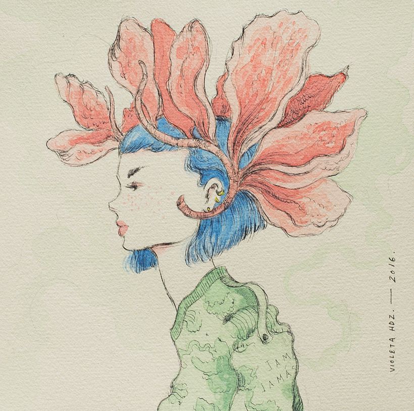Nuevo proyectoHabitante: 70 small drawings.  54