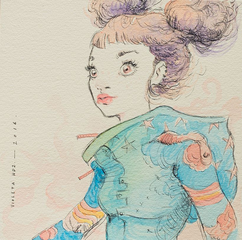 Nuevo proyectoHabitante: 70 small drawings.  57